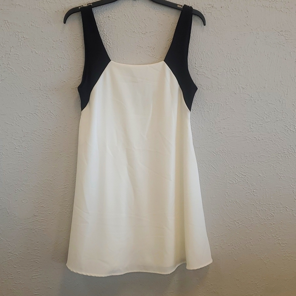 Black And White Flowing Dress